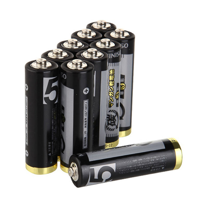 Pack of 10 AA Carbon-Zinc Batteries