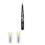 Beauty Era Cut-Out Slant-Tip Eyebrow Tweezers