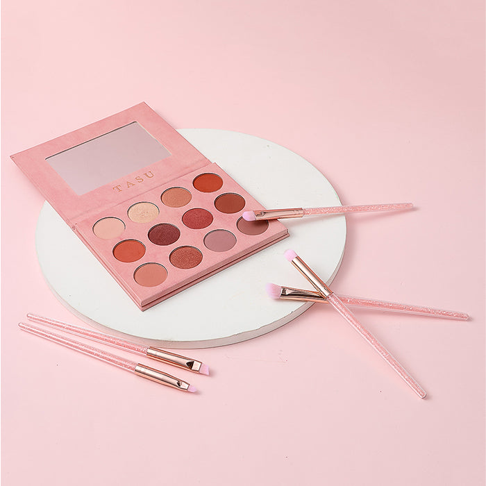 Diamond Makeup Brush Set (5-Piece, Small)