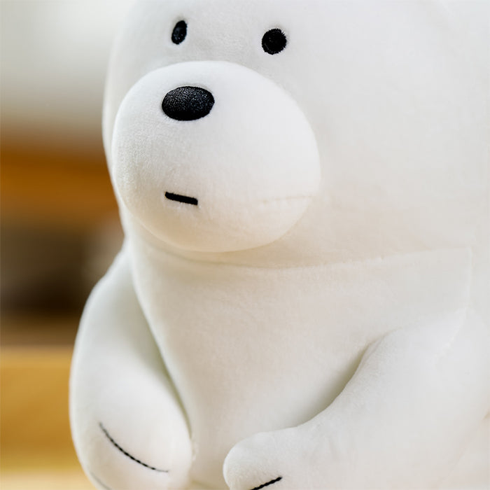 We Bare Bears – Cute Sitting Plush Toy (Ice Bear)