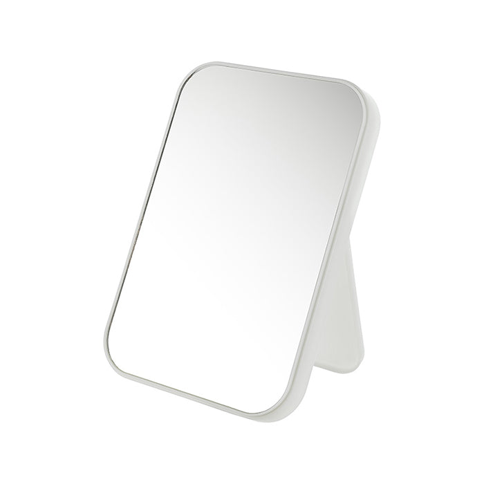 Minimalist rectangular tabletop mirror