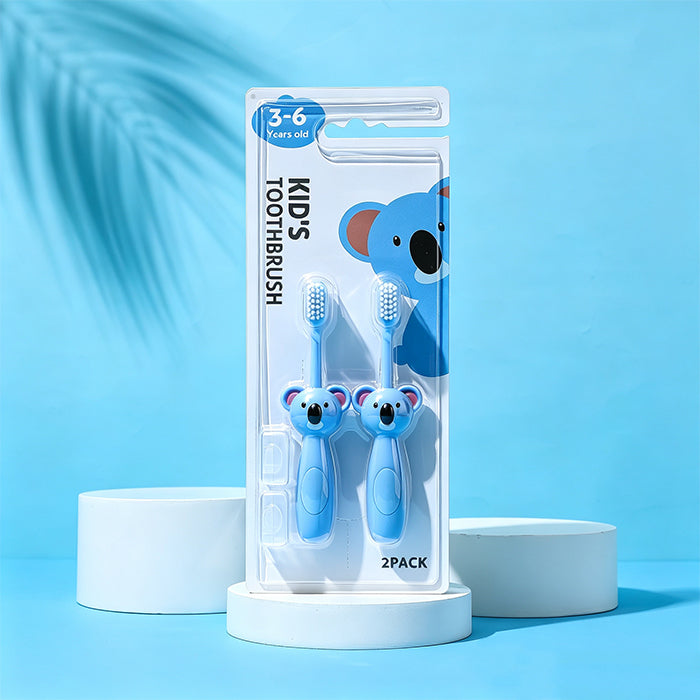 Cute Koala Soft-Bristle Toothbrush for Kids – 2-Pack