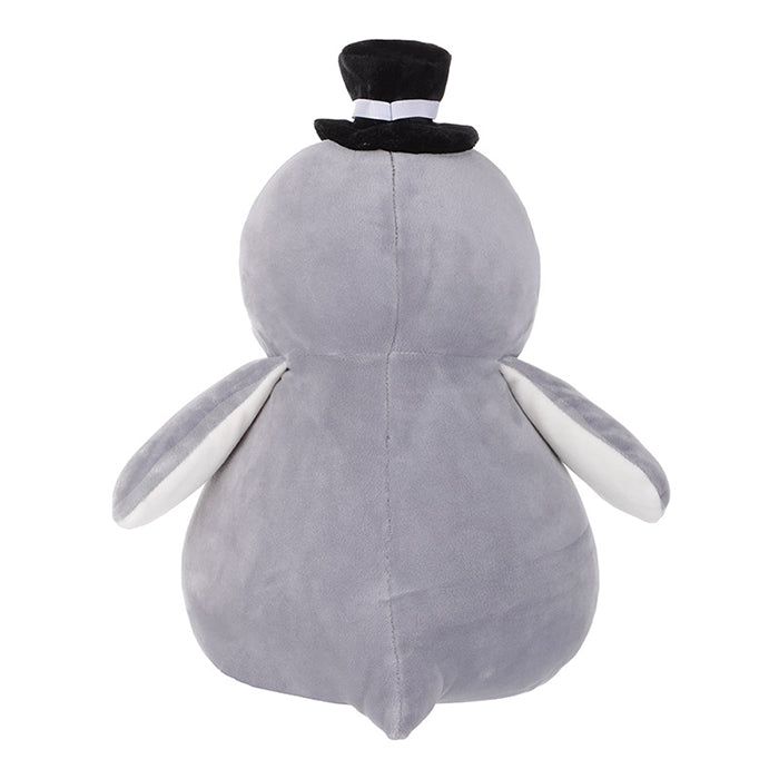 Penguin plush toy in a wedding dress (sitting pose)