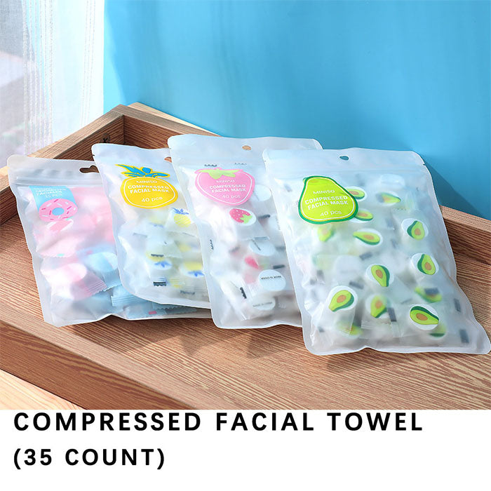 Candy Time Compressed Facial Towels – 35 Pieces