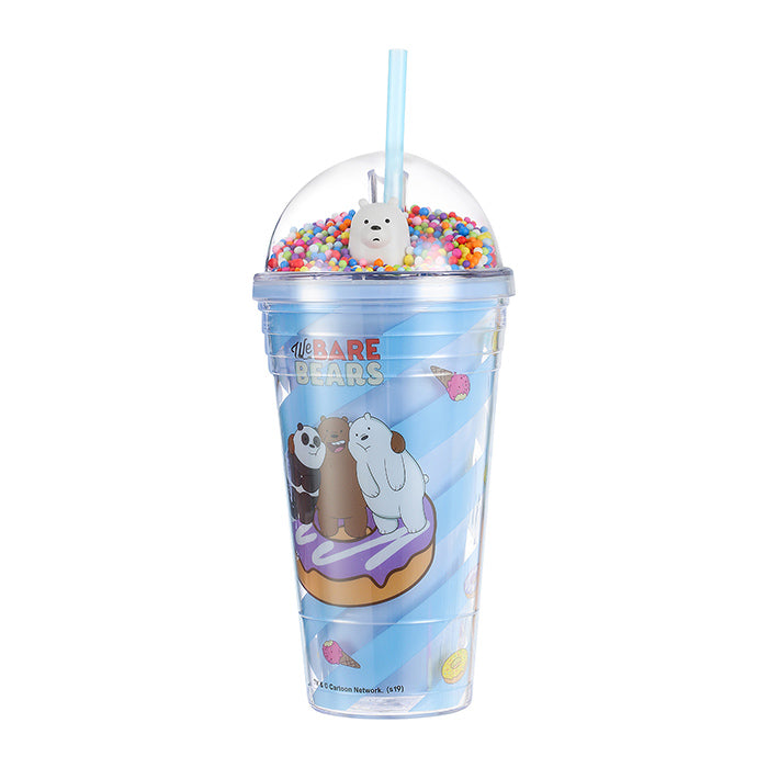 We Bare Bears Double-Layer Straw Cup - 480ml