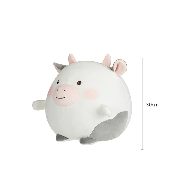 MINISO Peluche Mucca Rotonda