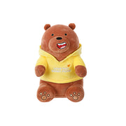 MINISO Peluche con Cappuccio We Bare Bears (Grizzly)