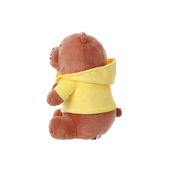 MINISO Peluche con Cappuccio We Bare Bears (Grizzly)