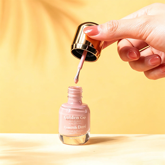 Small Gold Cap Oil-based Nail Polish - 07 Nude Pink