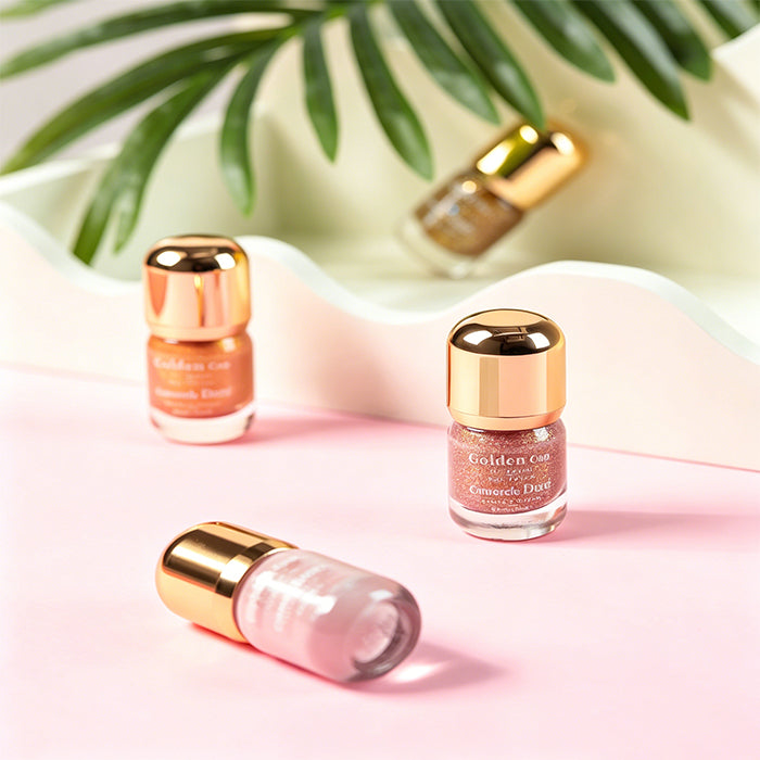 Small Gold Cap Oil-based Nail Polish - 07 Nude Pink