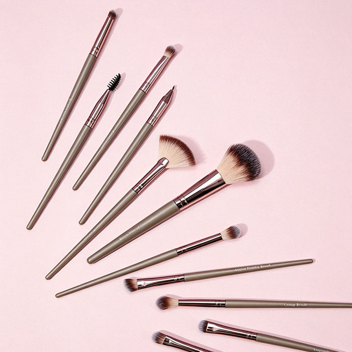 Set di 12 pennelli da trucco classici di alta qualità