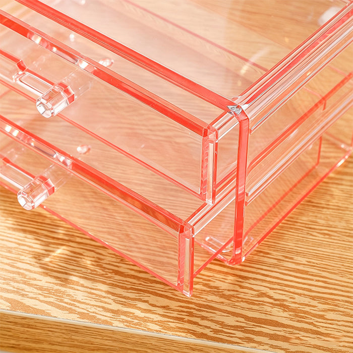 Small two-tier drawer-style jewelry organizer