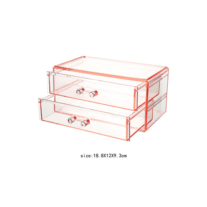 Small two-tier drawer-style jewelry organizer