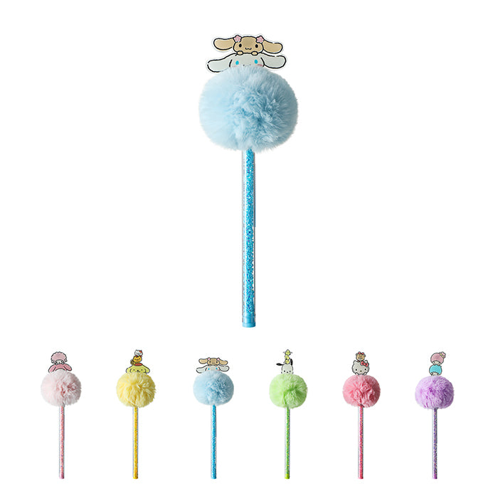 Sanrio Characters Series 0.5mm Gel Pen with Pom-pom and Sequins