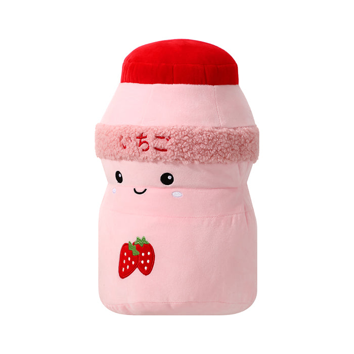 Beverage Series Throw Pillow – Strawberry Milkshake