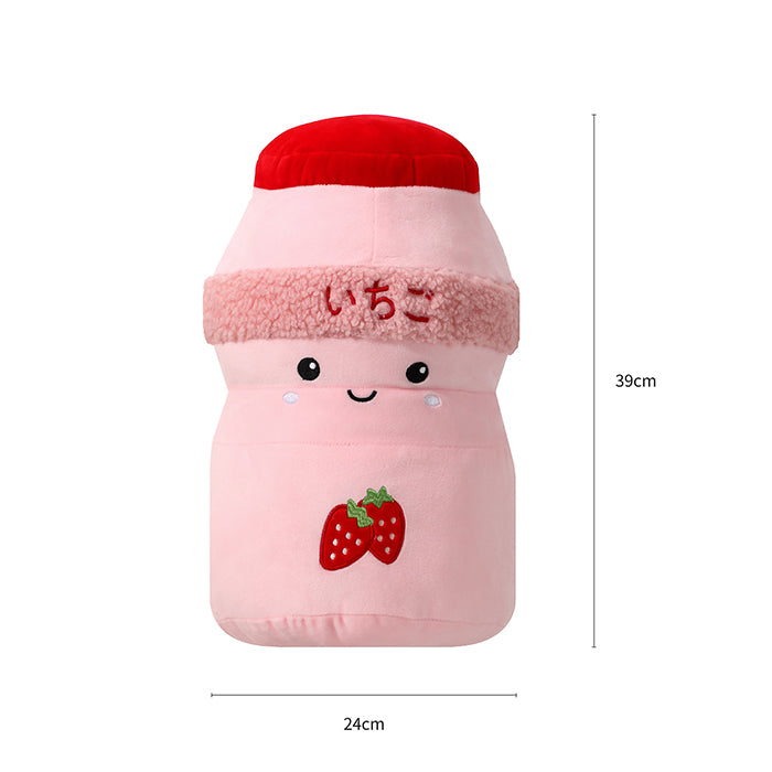 Beverage Series Throw Pillow – Strawberry Milkshake