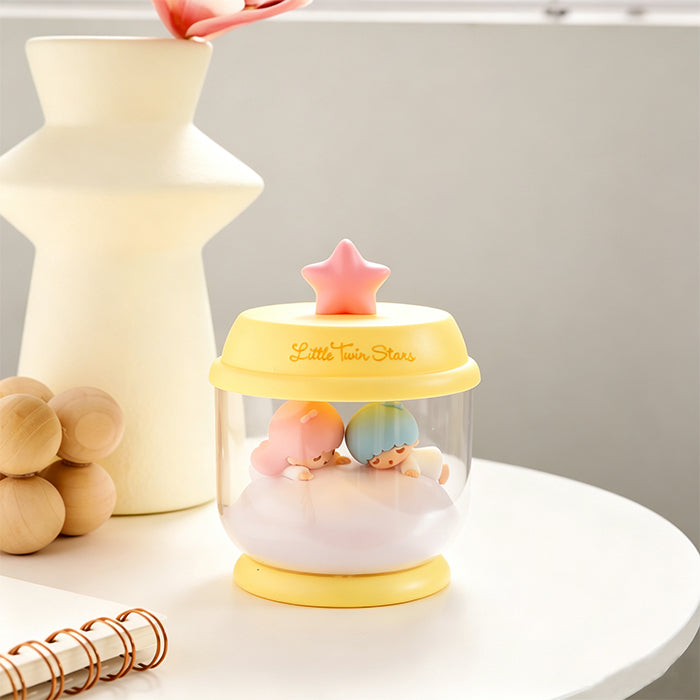 Little Twin Stars Dream-Catching Jar Series Glow-in-the-Dark Bedside Ornament - Y88