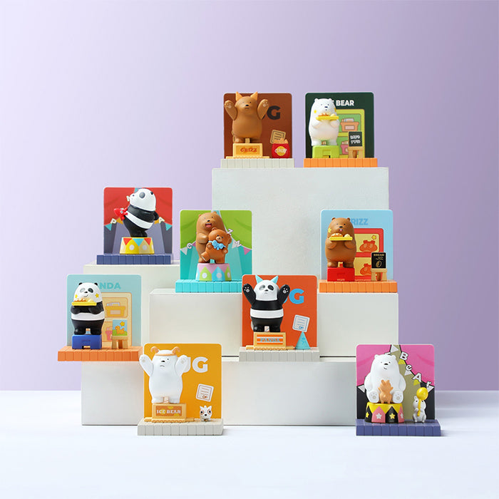 We Bare Bears "Mini Cute Fun" Series Themed Blind Box Figures