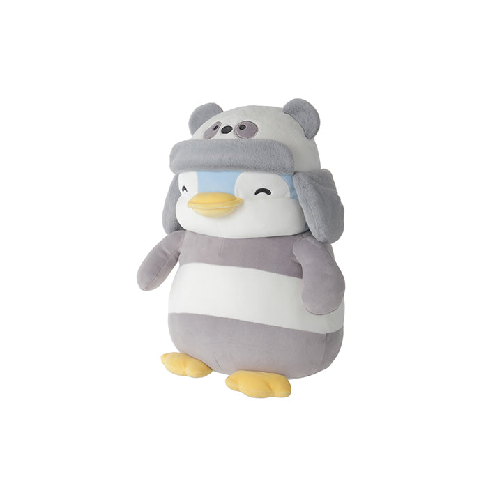 MINISO PEN Series — Peluche Pinguino da 17 pollici con Colbacco in stile Panda