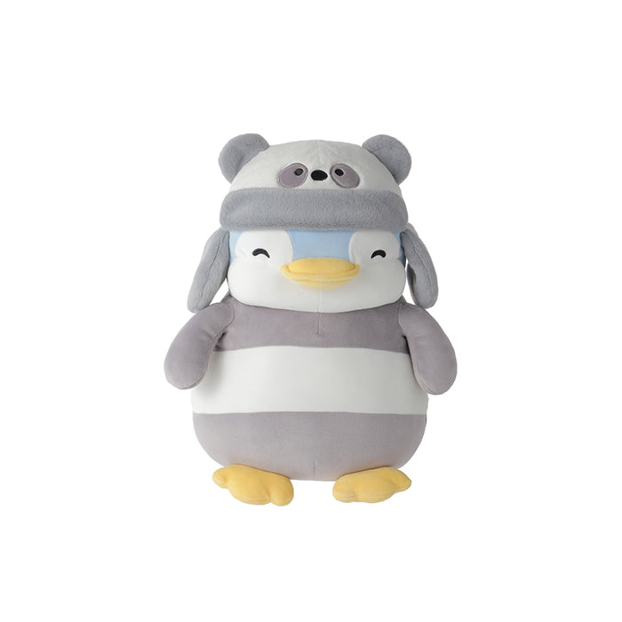 MINISO PEN Series — Peluche Pinguino da 17 pollici con Colbacco in stile Panda
