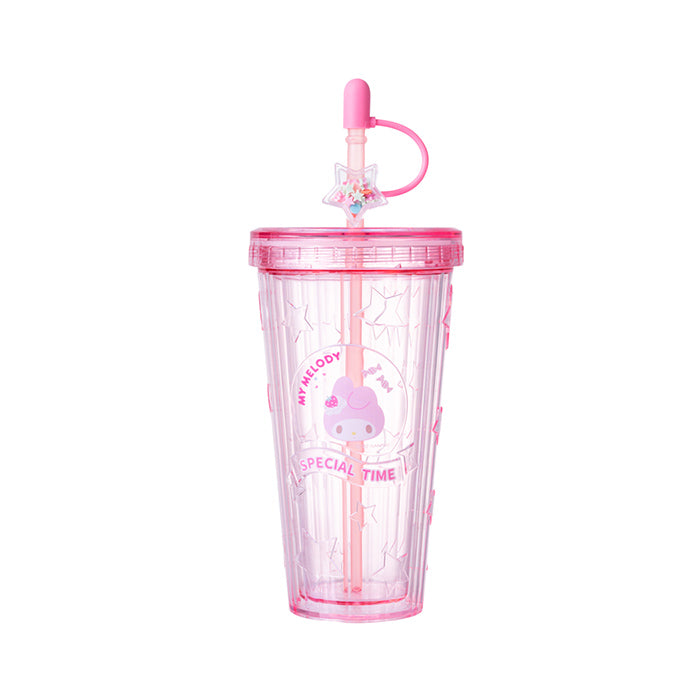 Sanrio Characters Summer Twinkling Star Straw Cup - 420mL