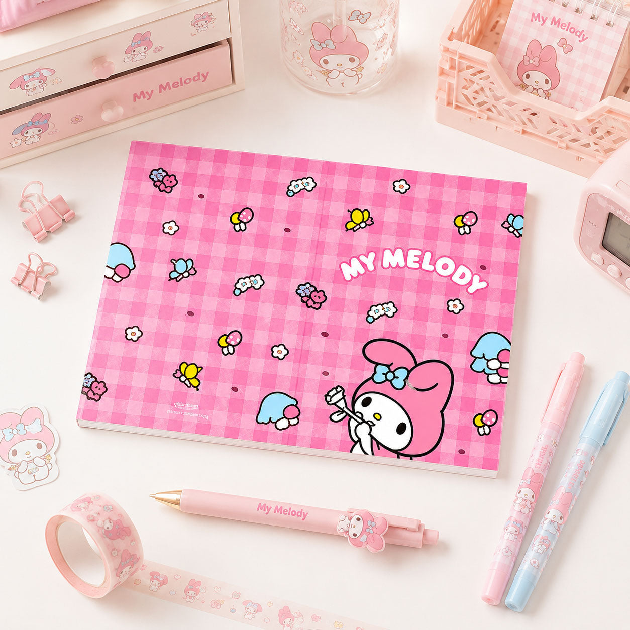 My Melody Stitched Notebook Set (36 Sheets)