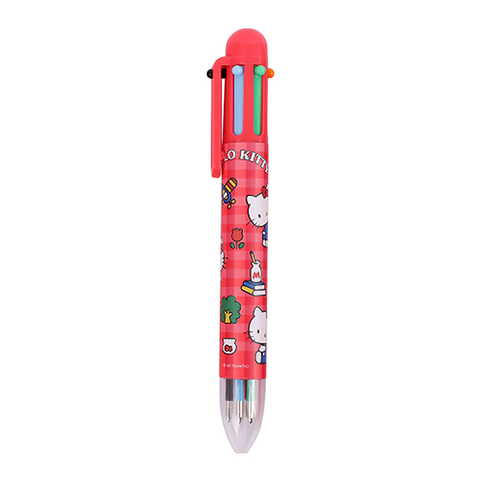 Hello Kitty 6-Color Retractable Ballpoint Pen (0.8mm)
