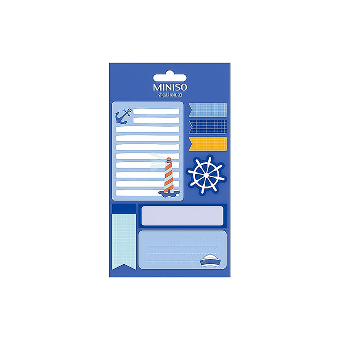 Collezione Blu Navy – Blocchetti Adesivi per Agenda