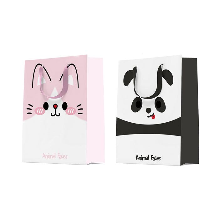 Serie Animal Face & Pois – Busta Regalo Grande