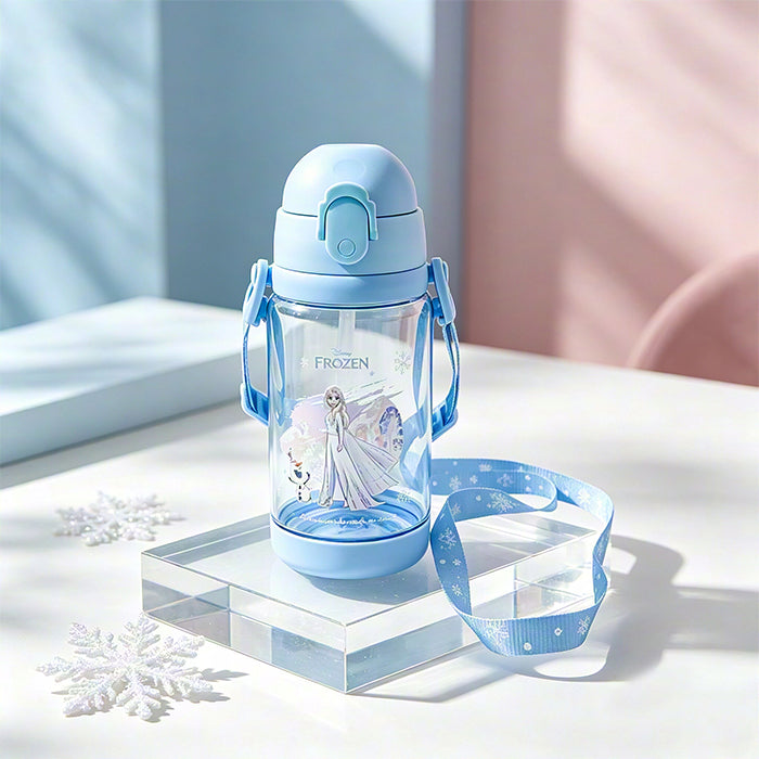 Disney Frozen Series 2.0 Plastic Cup with Strap and Pop-up Lid – 520mL