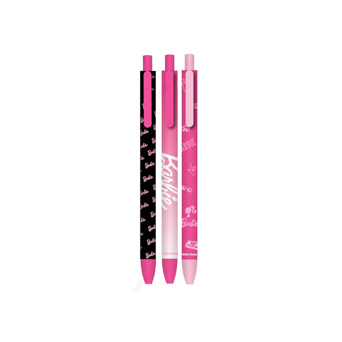Barbie Series – Retractable Gel Pen Set (3-Pack)