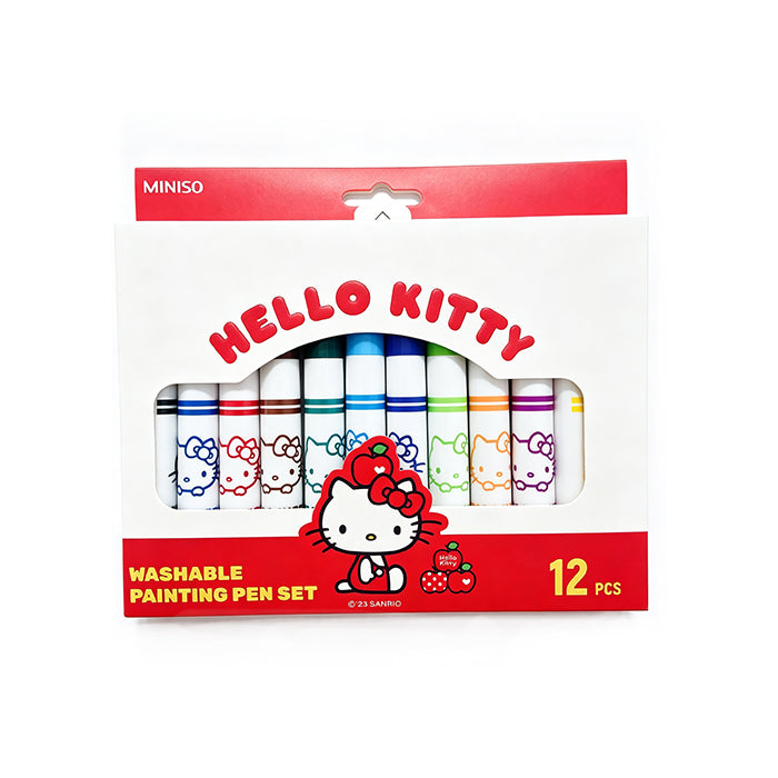 Hello Kitty Apple Season Series – 12-Color Watercolor Pen Set