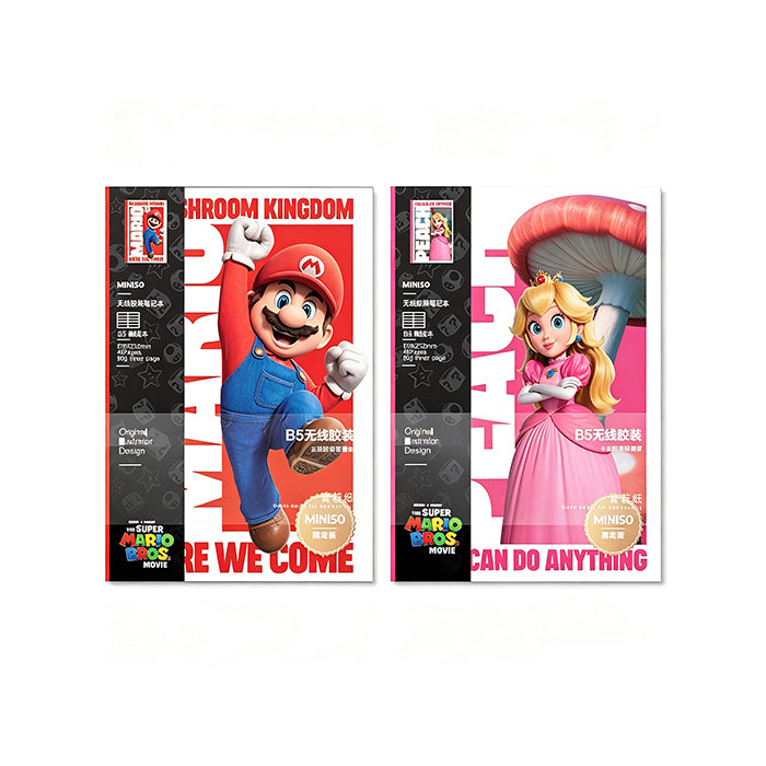Serie Super Mario Bros. – Quaderno a Rilegatura Perfetta B5 Senza Fili