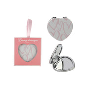 Collezione Romantic Pink – Specchio bifacciale a forma di cuore