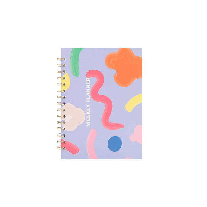 Serie Agende – Agenda settimanale A5 geometrica colorata