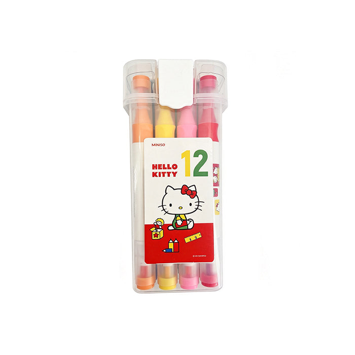 Serie "Ritorno a scuola divertente" di Hello Kitty – Pennarelli Acquerellabili Base (Confezione da 12)