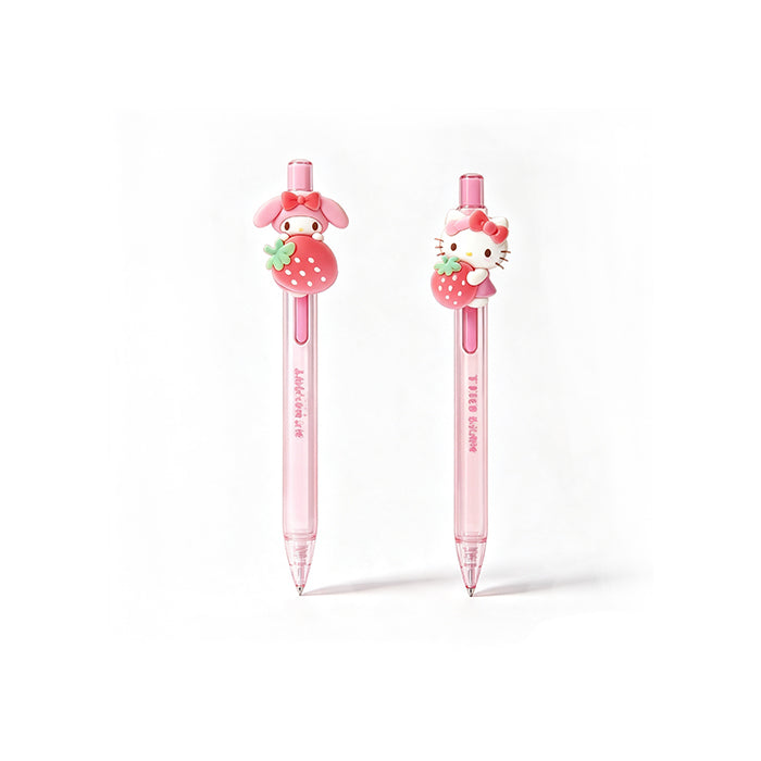 Sanrio Characters Strawberry Season Series – Gel Pen with Decorative Topper