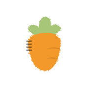 Spring Series – Carrot-Shaped Plush Spiral Notebook