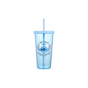 Disney Stitch Series – 600mL Plastic Cup with Straw