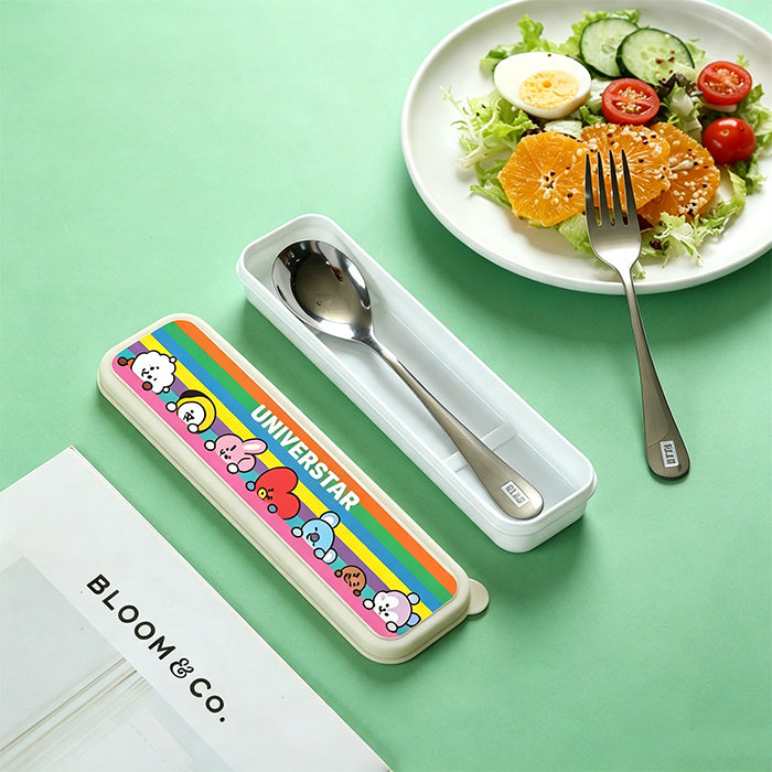 Serie BT21 – Set di posate (forchetta e cucchiaio)