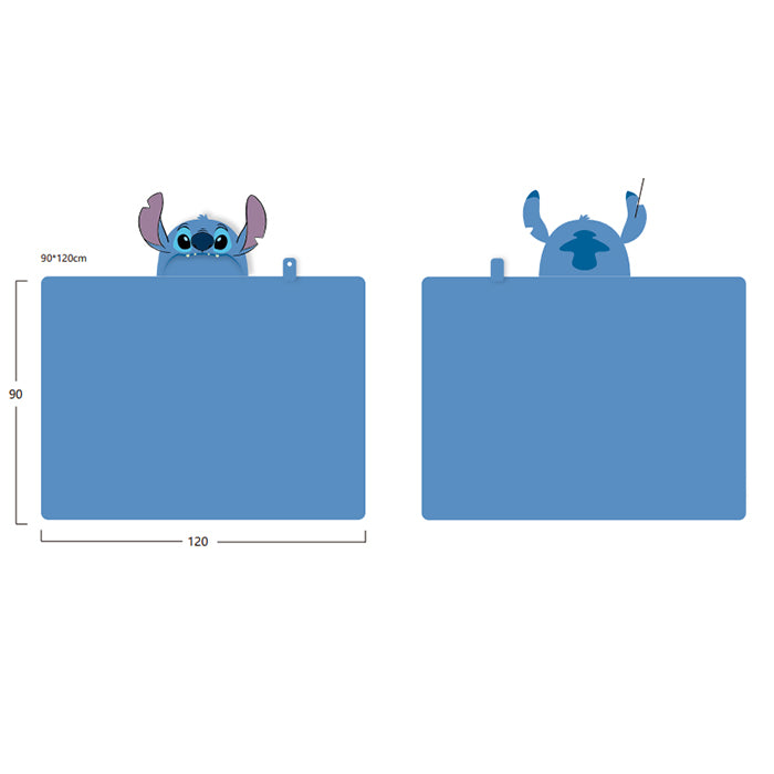 Disney Stitch Series – Thickened Hooded Casual Blanket
