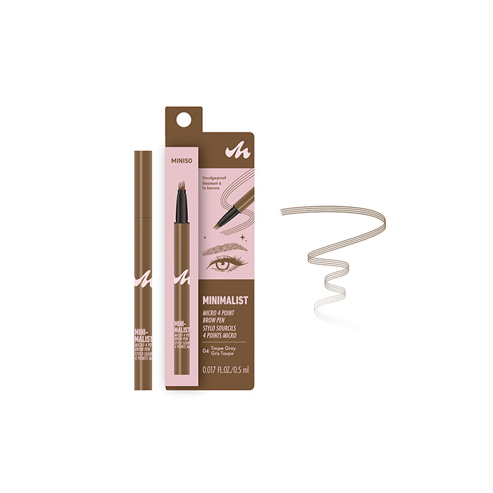 Minimalist Series 04 Grey-Brown Four-Tip Liquid Eyebrow Pen