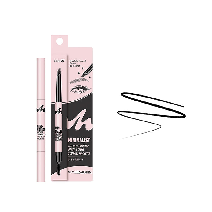 Minimalist Series Angled 3D Eyebrow Pencil - 01 Black
