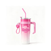 Serie Barbie – Bicchiere a cannuccia in acciaio inossidabile a parete singola capacità extra-large da 1600 ml