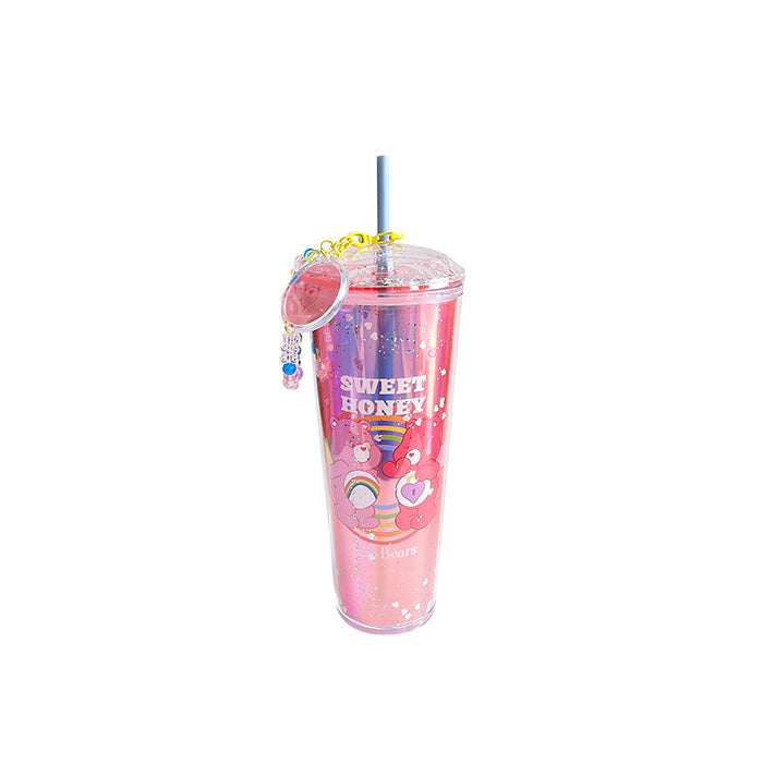 Care Bears Series – 800mL Glittery "Big Baby" Straw Cup