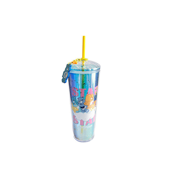 Care Bears Series – 800mL Glittery "Big Baby" Straw Cup