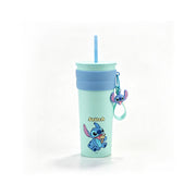 Disney Stitch Series – 800mL Stainless Steel Straw Cup with Charm