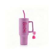Serie Barbie – Bicchiere termico in acciaio inossidabile a doppia parete da 1200 ml con cannuccia