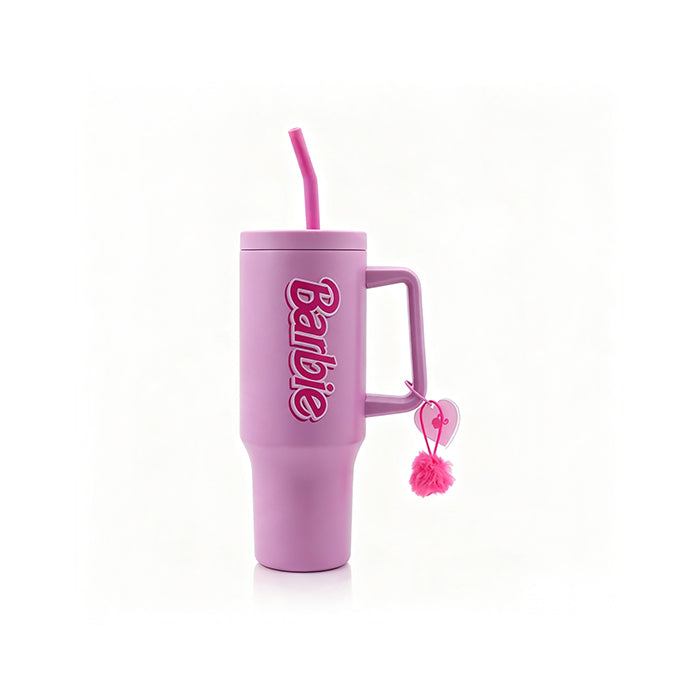 Barbie Series – 1200mL Double-Walled Stainless Steel Tumbler with Straw