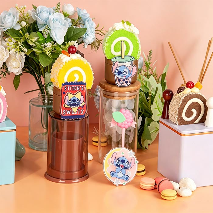 Disney Stitch Foodie Party Series – Spinning Fridge Magnet